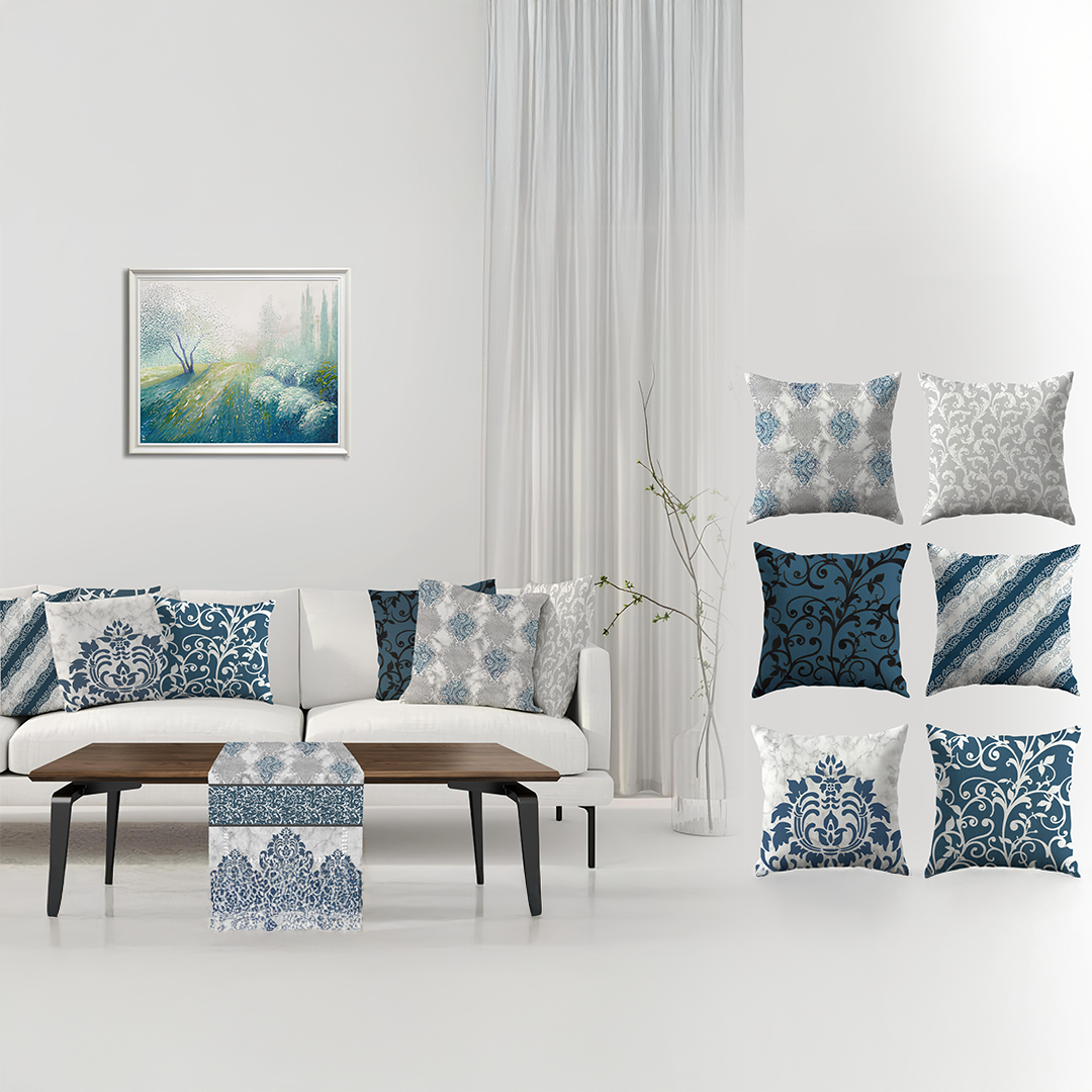 طقم كوشن مع رانر