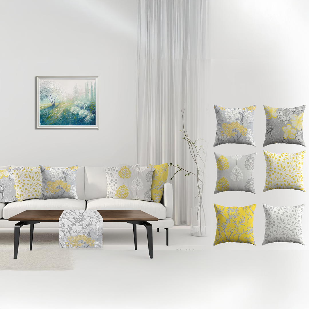 طقم كوشن مع رانر