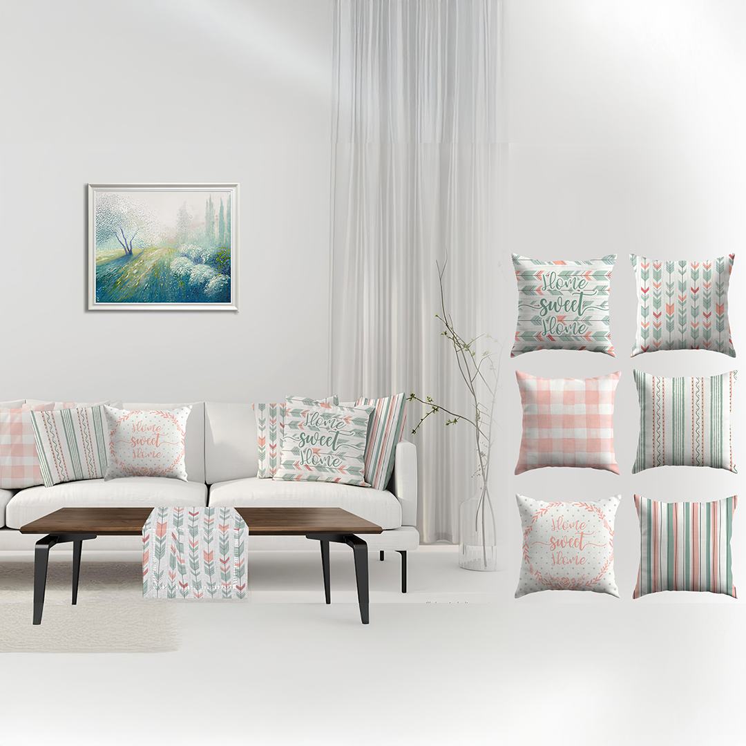 طقم كوشن مع رانر