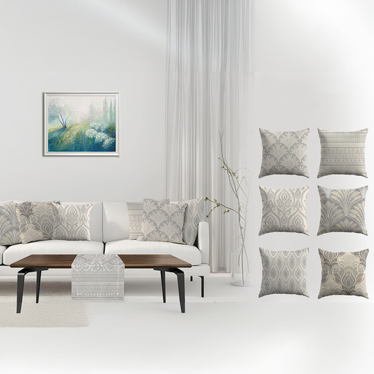 طقم كوشن مع رانر