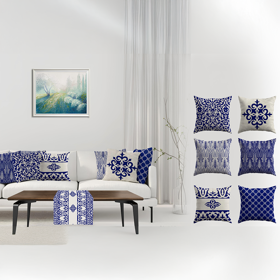 طقم كوشن مع رانر