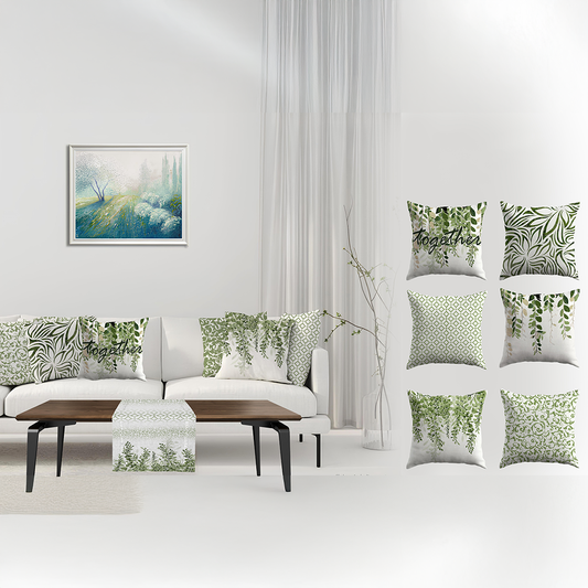 طقم كوشن مع رانر