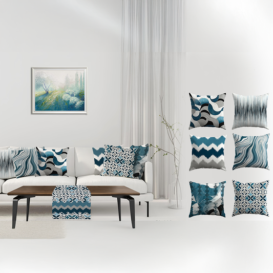 طقم كوشن مع رانر