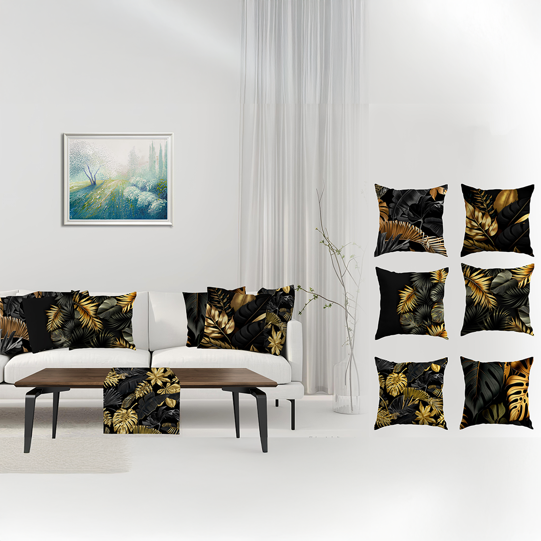 طقم كوشن مع رانر