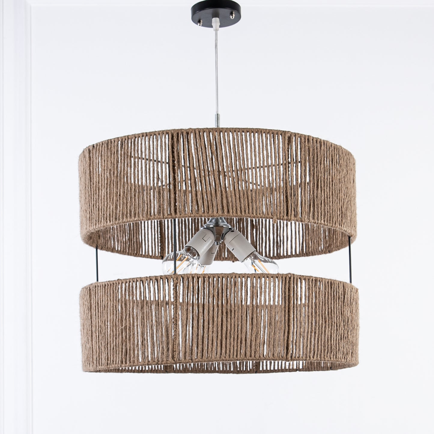 Jute chandelier, 40 x 50 cm - TBS549