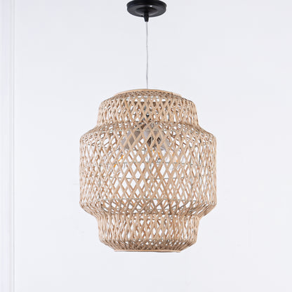 Natural bamboo chandelier 35 x 40 cm - TBS552