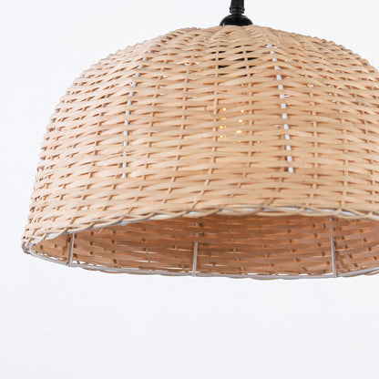 Natural bamboo chandelier 25 x 30 cm - TBS568