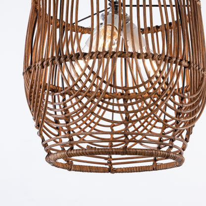 Natural bamboo chandelier 40 x 50 cm - TBS571