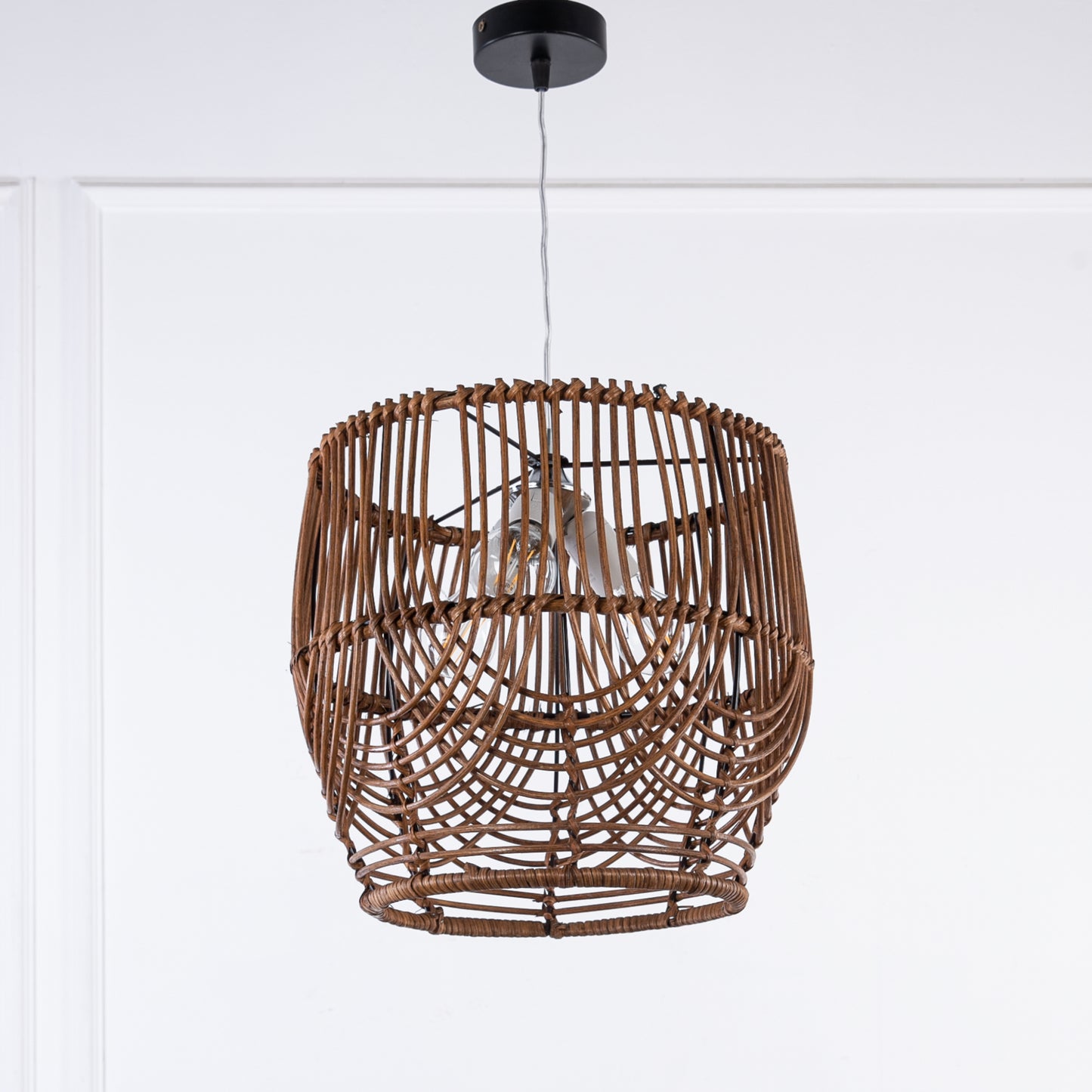 Natural bamboo chandelier 40 x 50 cm - TBS571