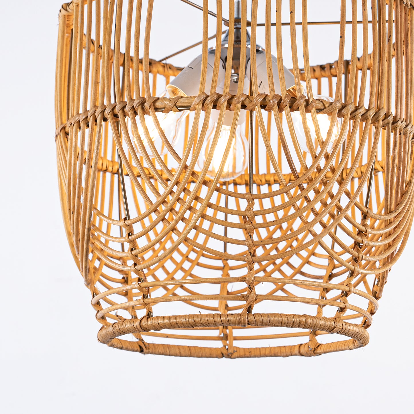 Natural bamboo chandelier 40 x 50 cm - TBS573