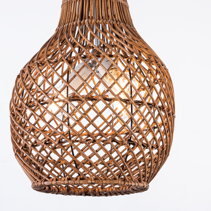 Natural bamboo chandelier 40 x 50 cm - TBS578