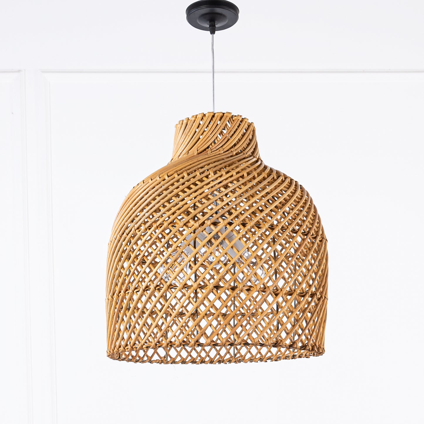 Natural bamboo chandelier 50 x 50 cm - TBS579