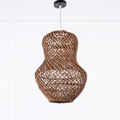 Natural bamboo chandelier 40 x 50 cm - TBS581