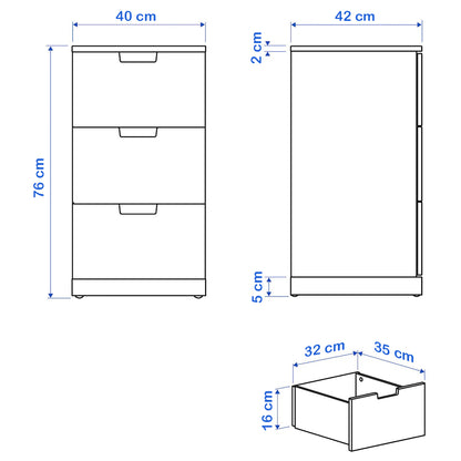 Drawer unit 42x40cm - WDY37