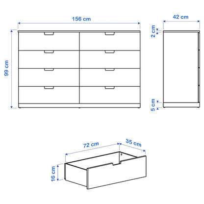 Drawer unit 156 x 42 cm - WDY53