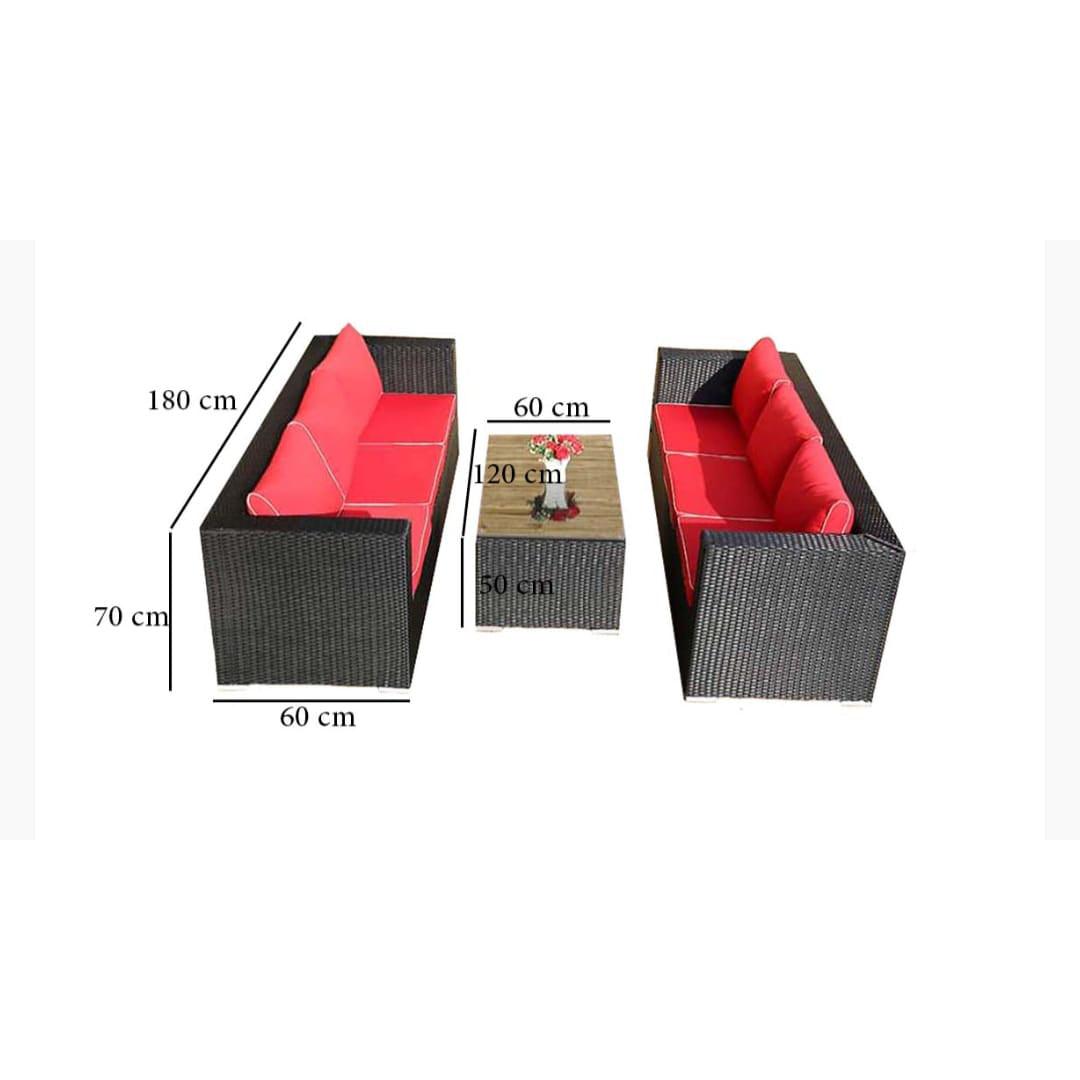 Outdoor set 2 sofas with table - SHP178