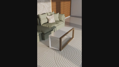 ترابيزة قهوة ميكانيزم مع مساحة تخزين 50×120سم - SHR195