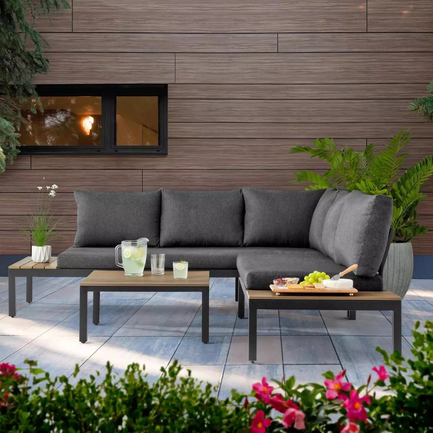 Outdoor set - 3 pieces - AME58 – Chic Homz