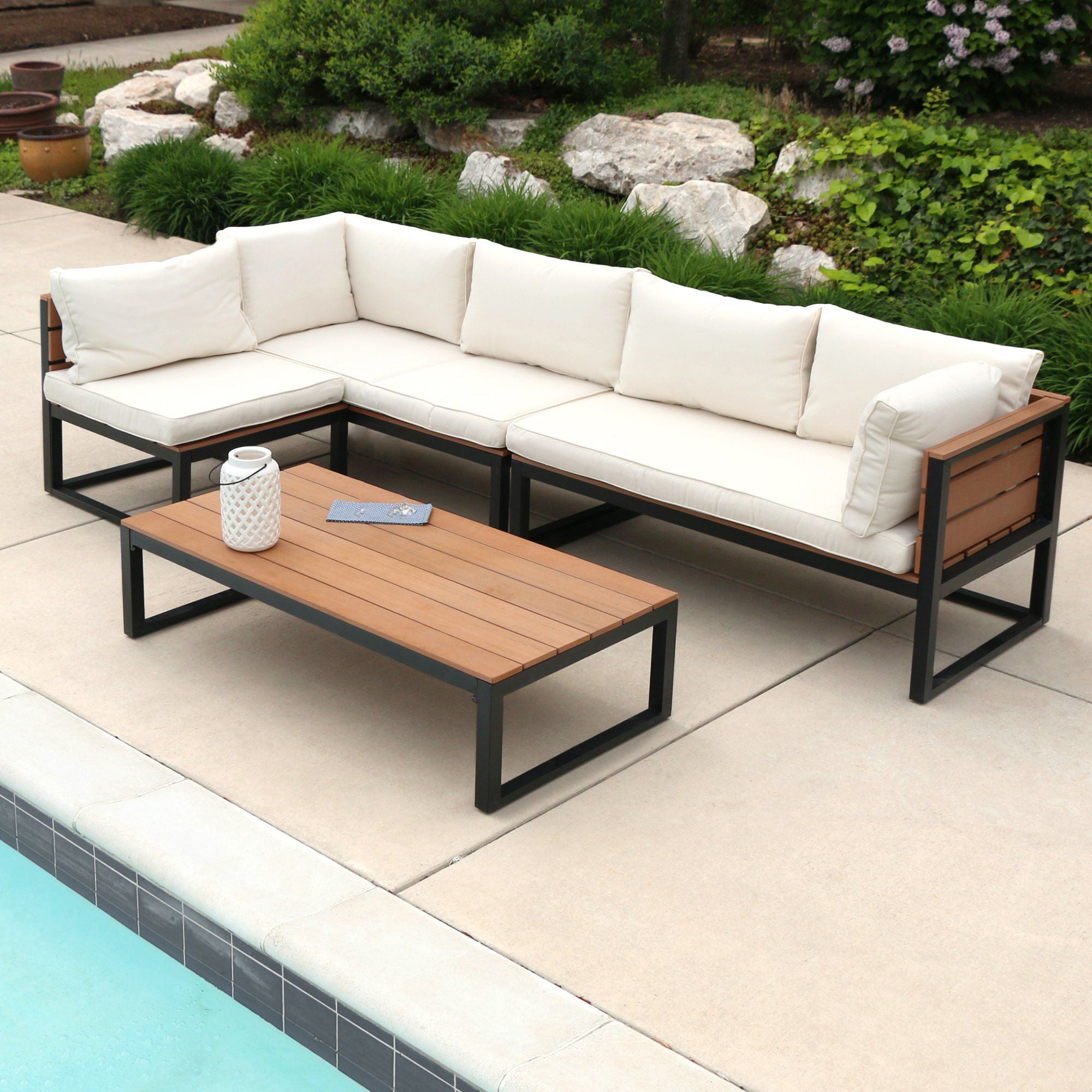 Steel outdoor set - two pieces - STAR107 – Chic Homz