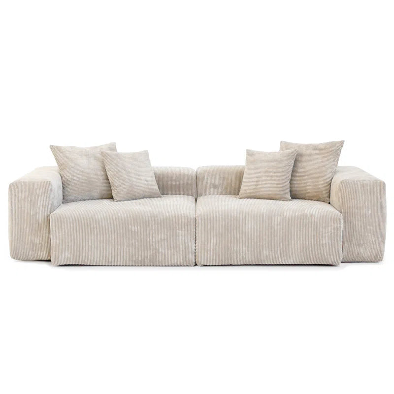 Beech wood sofa 250x100cm - HMS19