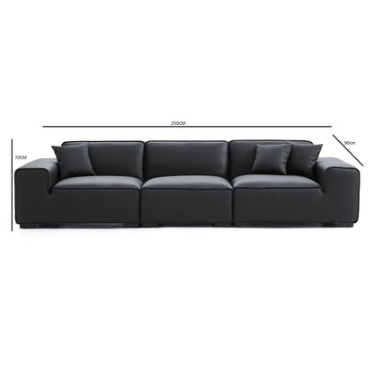 Beech wood sofa 250x90cm - HMS26