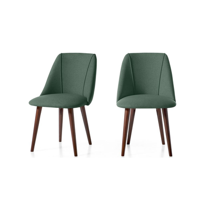 Beech wood dining chair - 2 pieces, 50 x 45 cm - SAM224