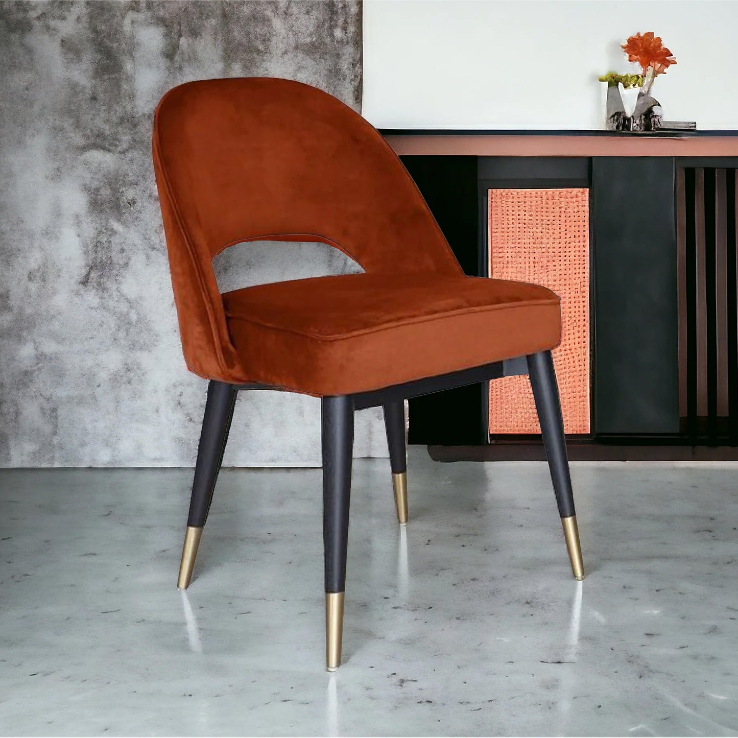 Beech Wood Dining Chair - 2 Pieces 50x45cm - SAM171