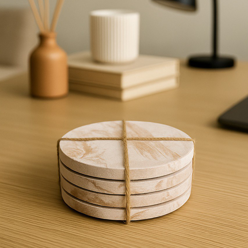 كوستر 9×1سم - 4 قطع- SW33