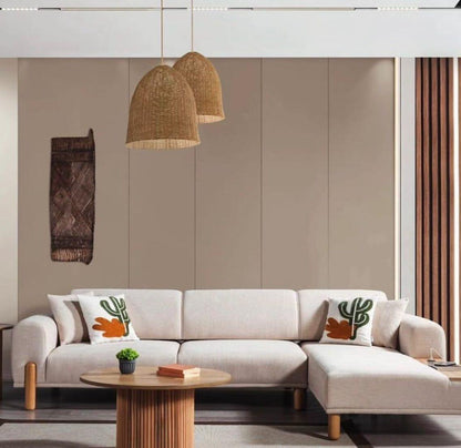 Beech wood corner sofa 300 x 150 cm - SY271