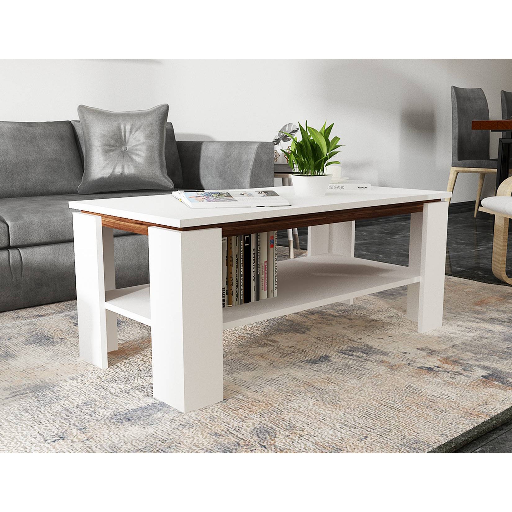 Coffee table 50×100 cm - LOG346 – Chic Homz