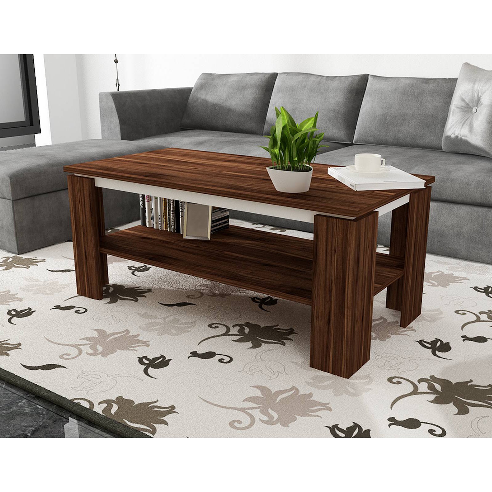 Coffee table 50×100 cm - LOG352 – Chic Homz
