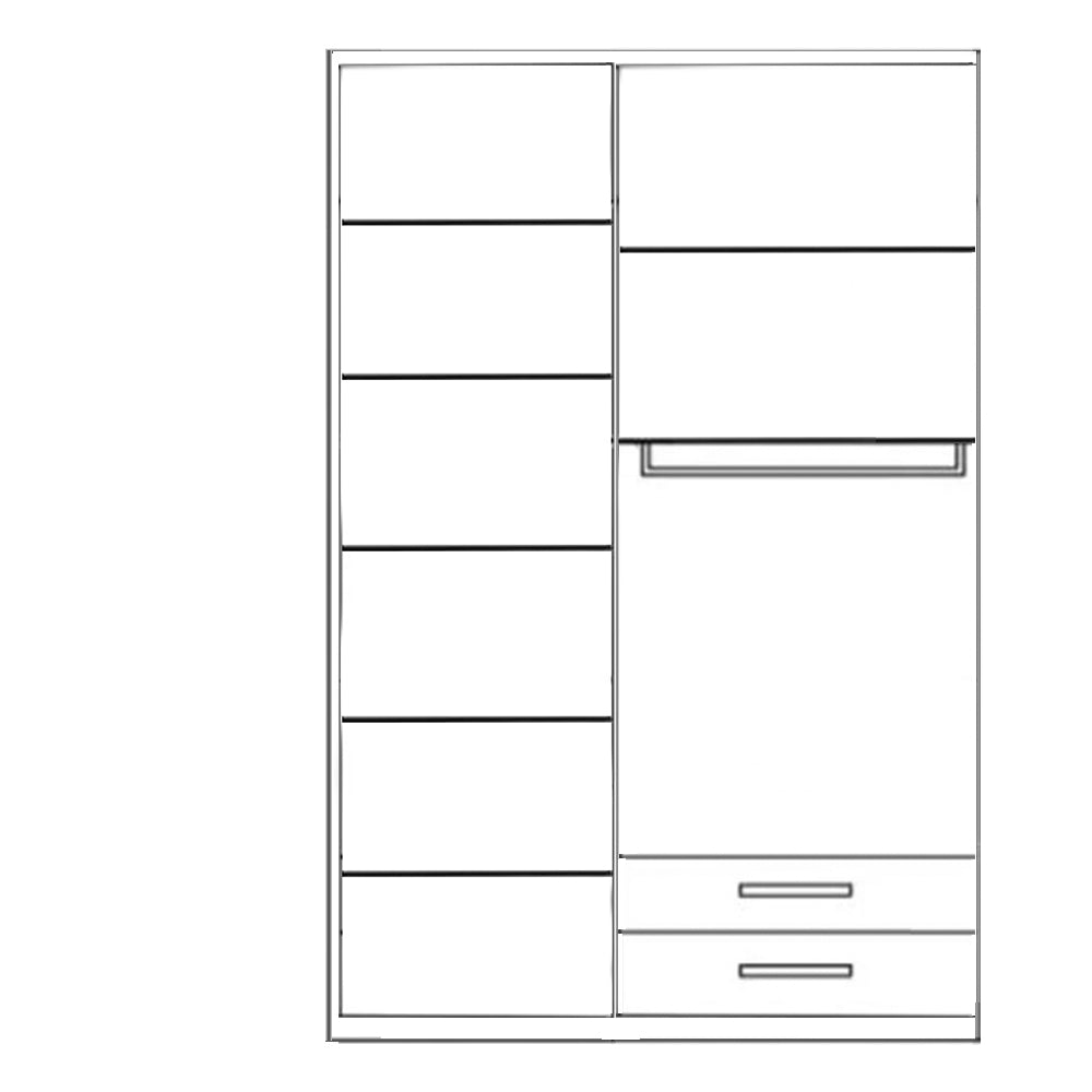 Cupboard 100 x 200 cm - TOP21