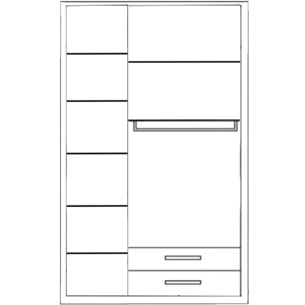 Cupboard 120 x 200 cm - TOP29