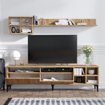 TV table with wall shelve - LOG267