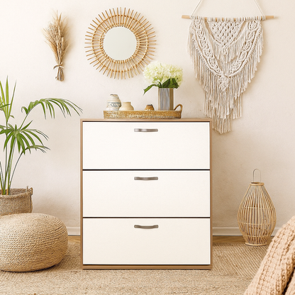 Special offer:  shoe rack 30x80cm + free pouf - WM10