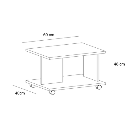 Coffee table 60x40cm - MIRA46