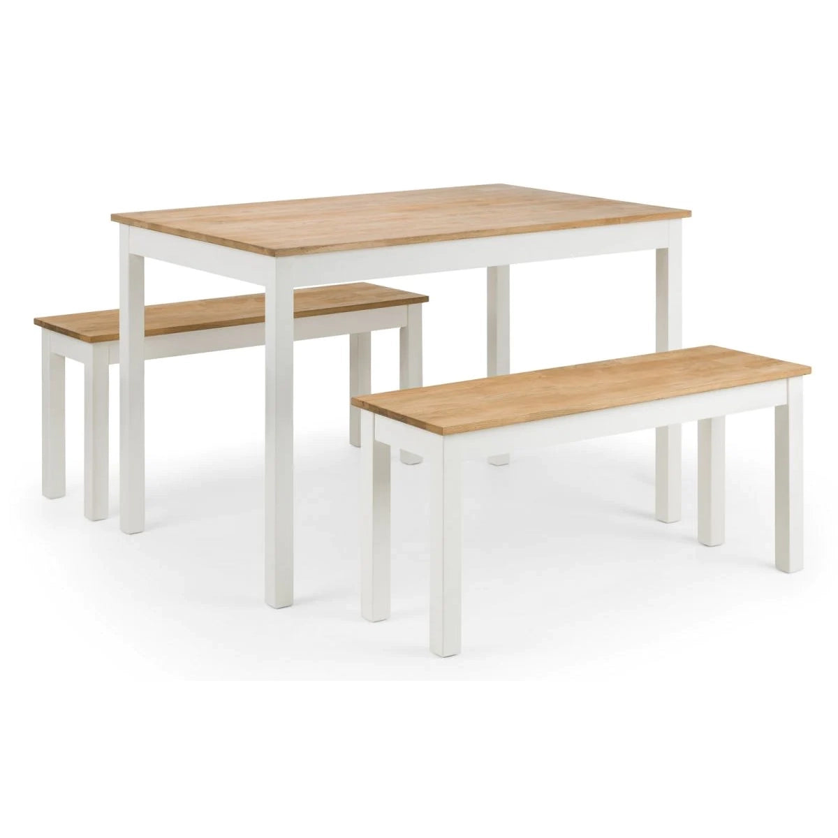 Dining table with 2 benches - WOL10