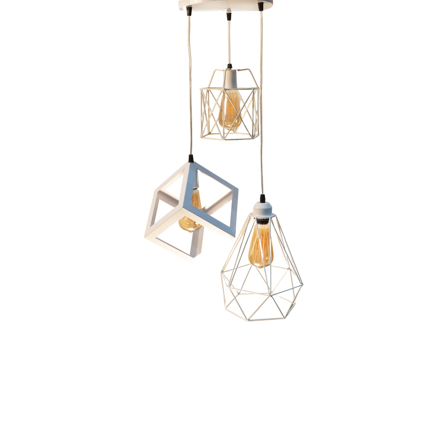 Triple Ceiling Lamp - White - SHL112