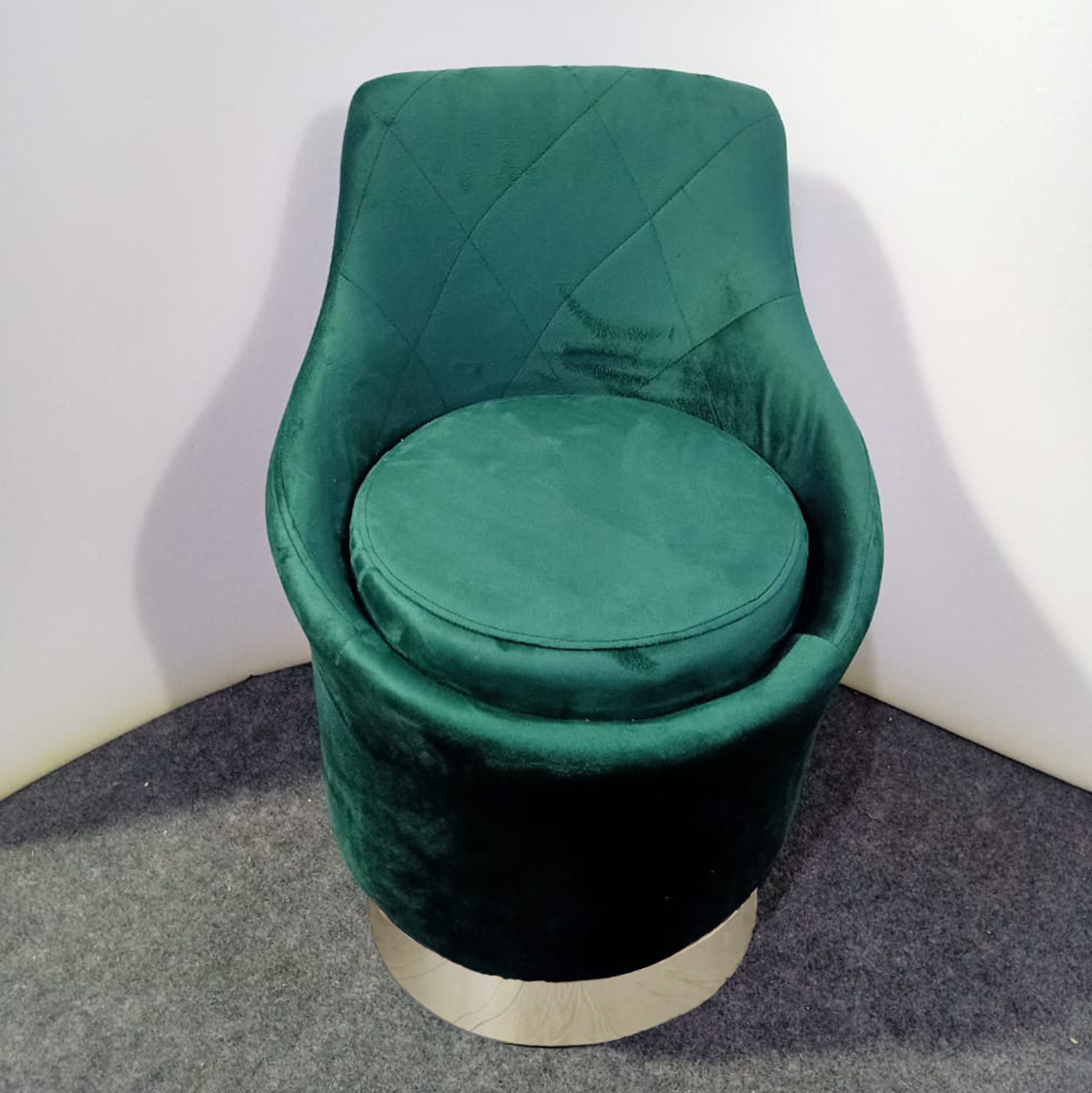 Round chair - green - AC392