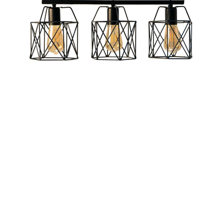 Triple Ceiling Lamp - Black - SHL124