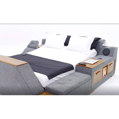 Natural wood bed 180 x 200 cm - PIO270