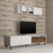 Load image in Gallery viewer, TV table with upper shelf 190X35 cm - TRA34
