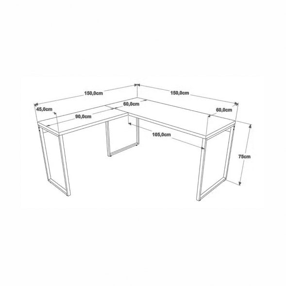 Desk 60 x 150 cm - CBE33