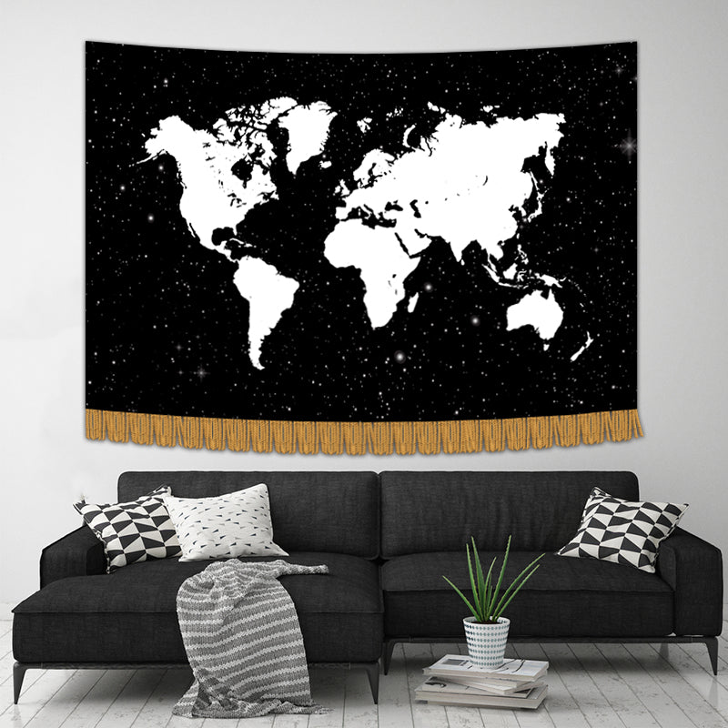 ستارة ديكور خريطة العالم 100X150 -AD50-Chic Homz