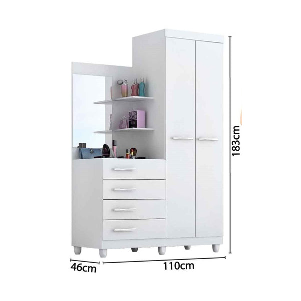 Dresser with storage unit  110×183 cm - SHR128