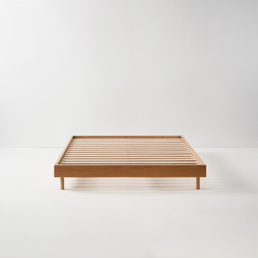 سرير خشب زان طبيعي - 200×160سم - SHR175