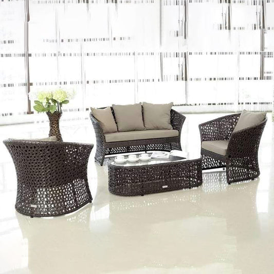 Outdoor set - one sofa, two chairs and a table - SHP10