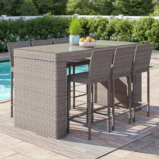 Outdoor set - table and six chairs - SHP41