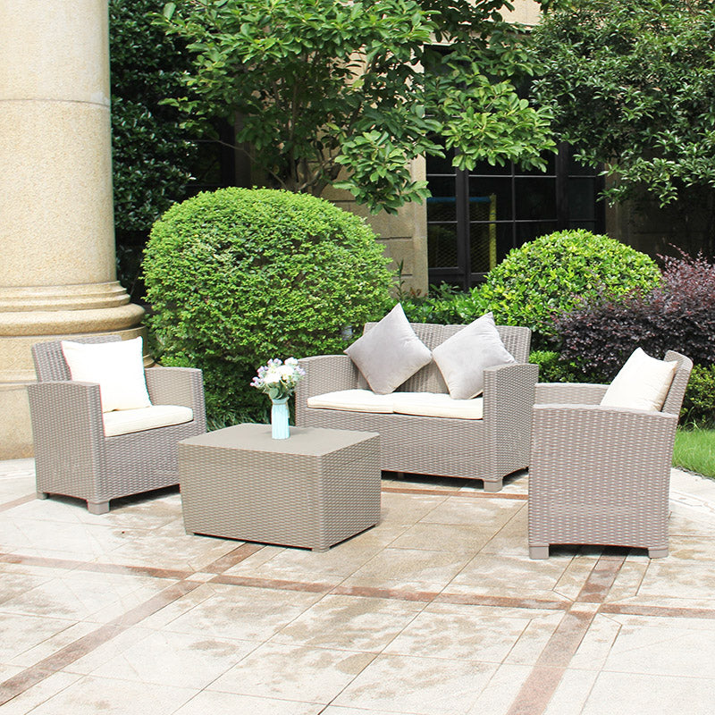 Outdoor set - one sofa, two chairs and a table - SHP49