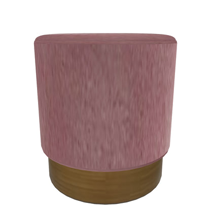 Round pouf- pink - AC08